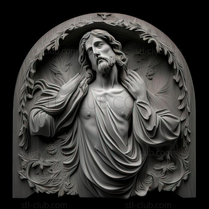 3D model st jesus (STL)